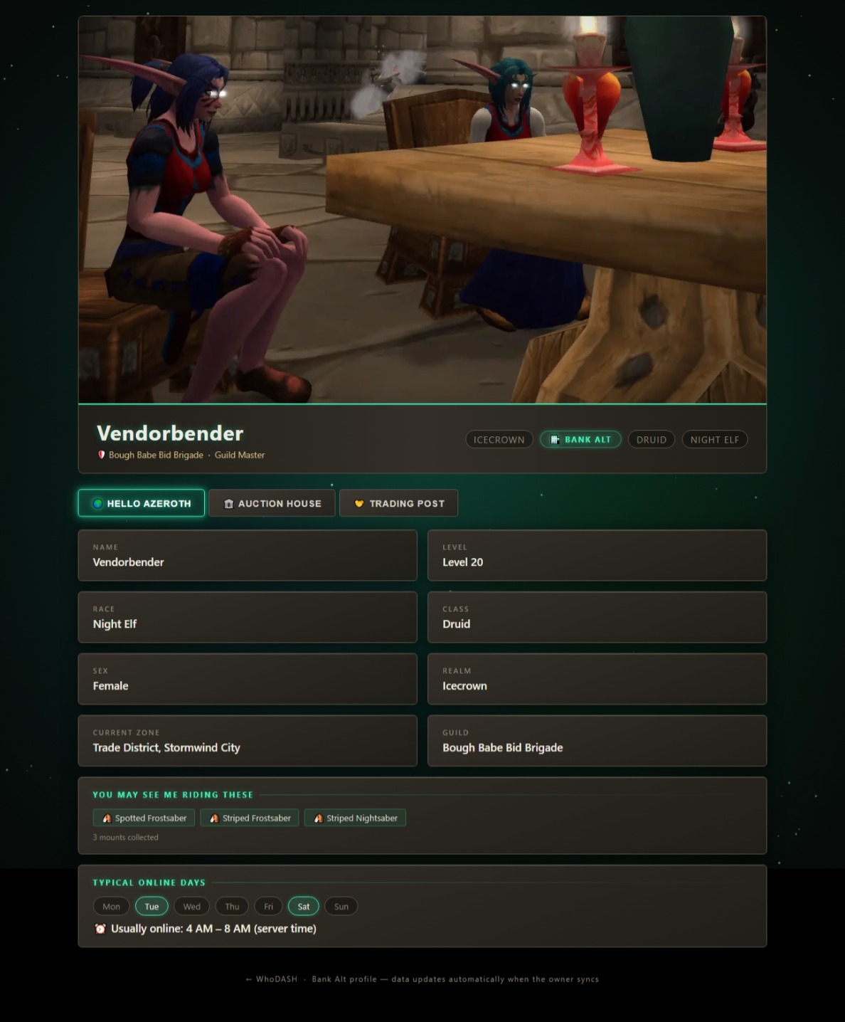 20.1   Bank Alt Public   Hello Azeroth